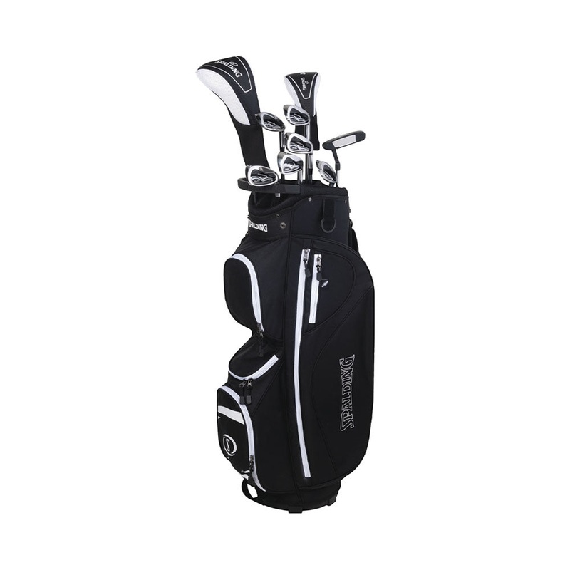 SPALDING Freizeit Outdoor Tour2 Full Set LADY Rechtshndiges Golfset mit Trolleytasche Graphite