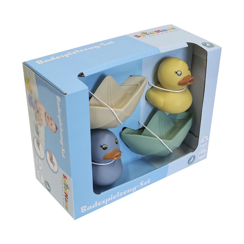 SpielMaus Baby-Spielzeug Spielmaus Baby Ente und Schiffe 4 Stck
