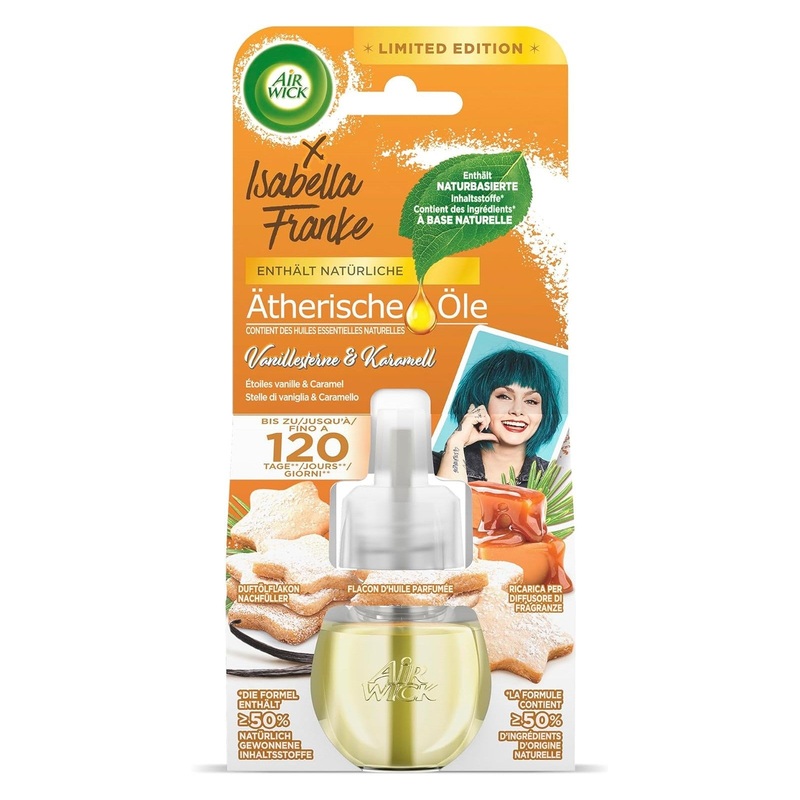 Air Wick Lufterfrischer Duftlflakon Nachfller Vanillestern&Karamell 19ml