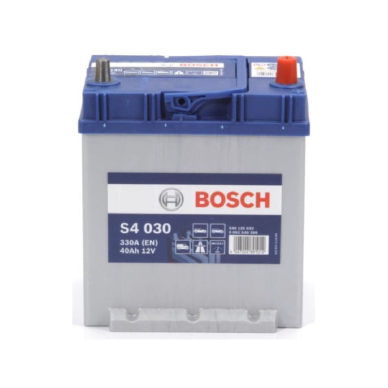 BOSCH Fahrzeugbatterie Starterbatterie Bosch 12V/40Ah/330A LxBxH 187x140x227mm/S:0