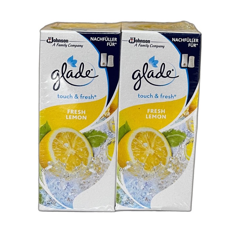 Glade by Brise Lufterfrischer Touch & Fresh Nachfller Doppelpack 2x10ml Fresh Lemon