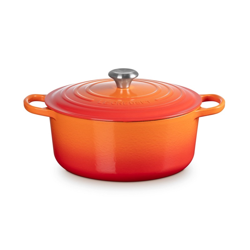 Le Creuset Pfanne Signature Gusseisen-Brter,  28cm, Ofenrot