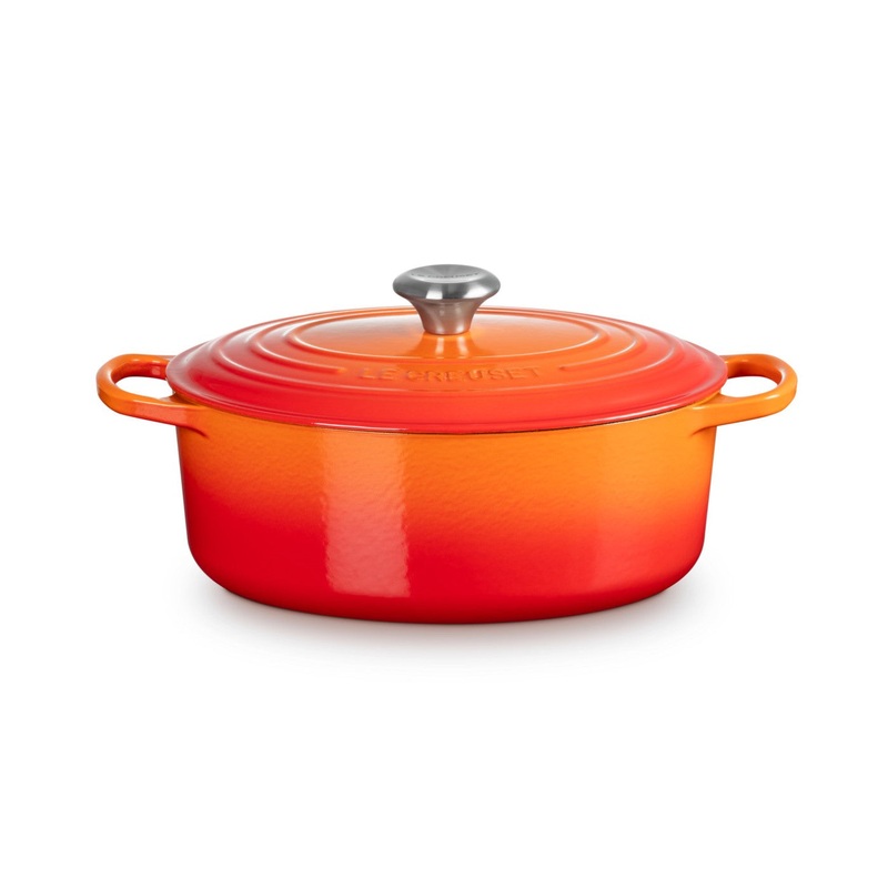 Le Creuset Pfanne Signature Gusseisen-Brter, 31cm, oval