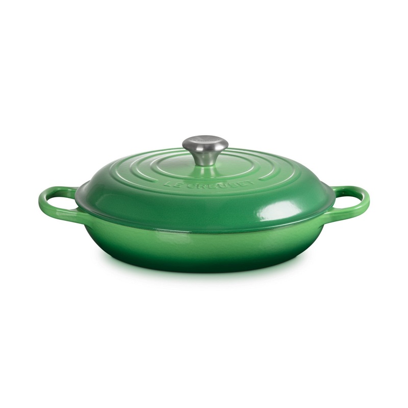 Le Creuset Pfanne Signature Gusseisen-Gourmet-Topf,  24cm, grn