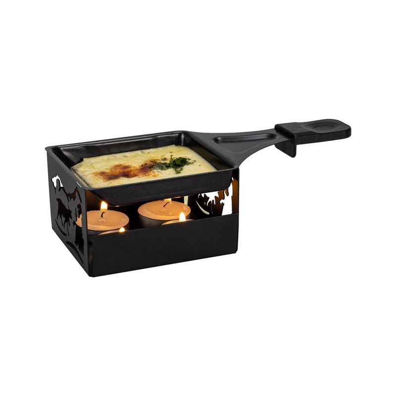 Nouvel Kchenbedarf Mini Raclette & Grill "Panorama" schwarz