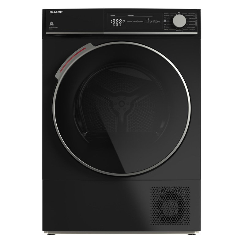 Sharp Wschetrockner 8kg, KD-NHH8S9GB3-CH, C, schwarz