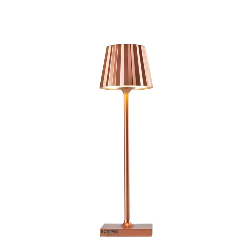 Sompex Tischlampe Troll nano kupfer, 21cm