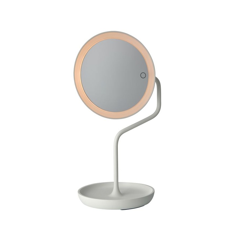Sompex Tischlampe Versailles mit Spiegel, weiss