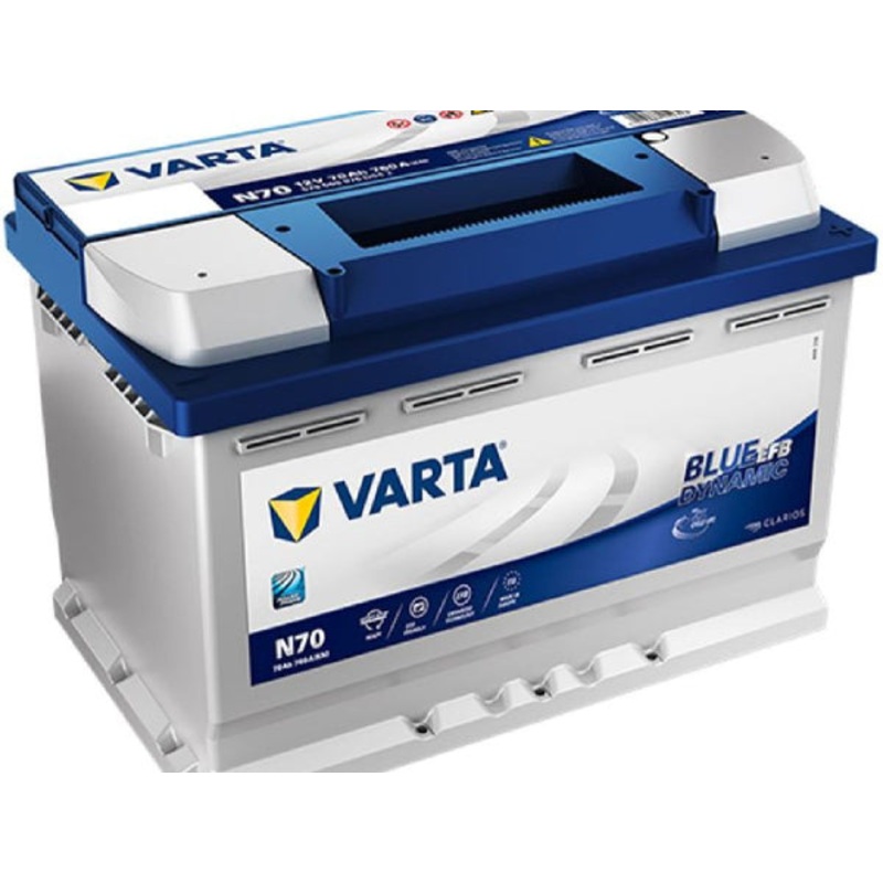 VARTA Fahrzeugbatterien EFB-Batterie 12V/70Ah/760A