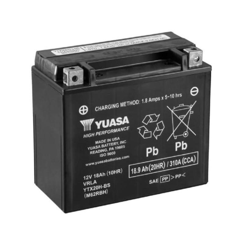YUASA Fahrzeugbatterie AGM 12V/18.9Ah/310A