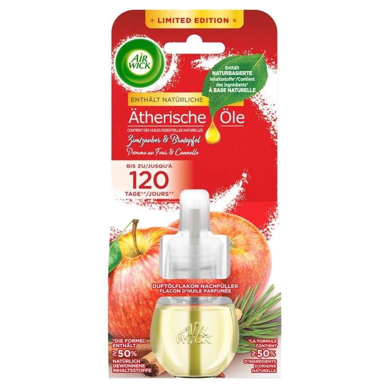 Air Wick Lufterfrischer Duftlflakon Zimtzauber Bratapfel Nachfller 19ml