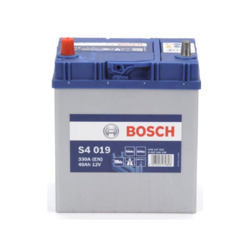 BOSCH Fahrzeugbatterie Starterbatterie Bosch 12V/40Ah/330A LxBxH 187x127x227mm/S:1