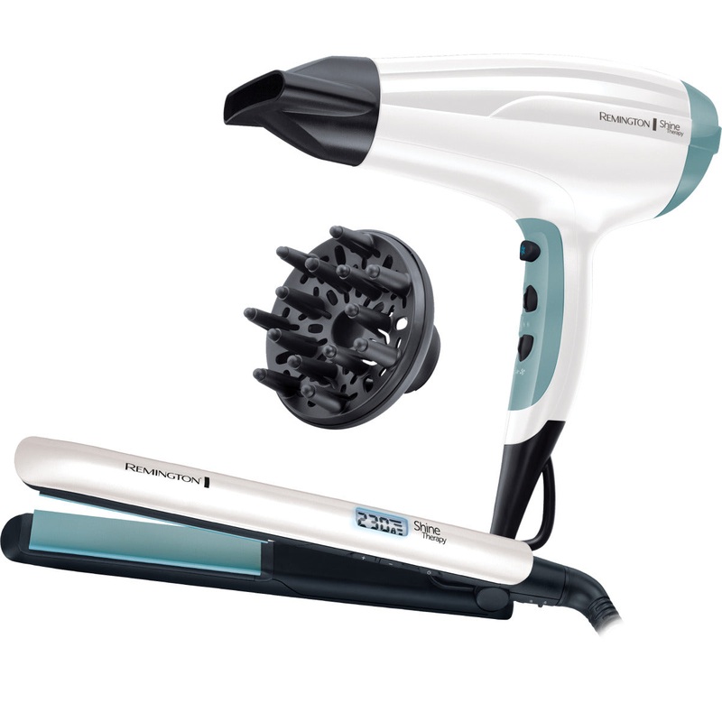 REMINGTON Haargltter S8500 GP Shine Therapy Geschenk-Set
