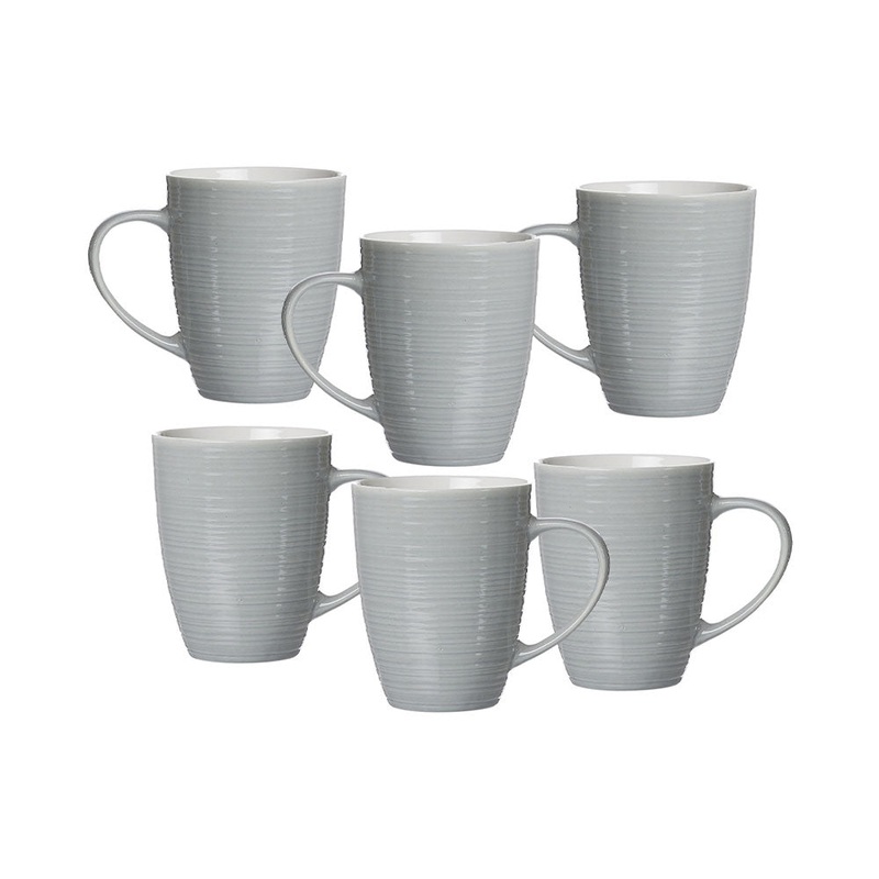 Ritzenhoff & Breker Kchenbedarf Suomi Kaffeebecherset 6-teilig grau-blau