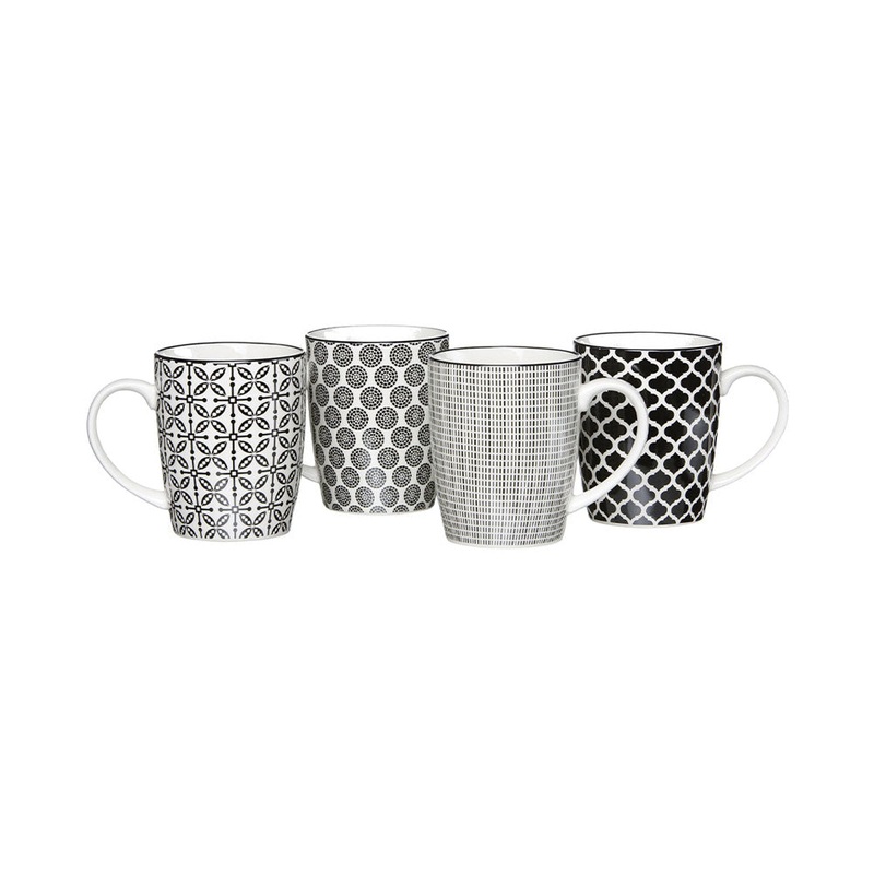 Ritzenhoff & Breker Kchenbedarf Takeo Kaffeebecherset 4-teilig schwarz