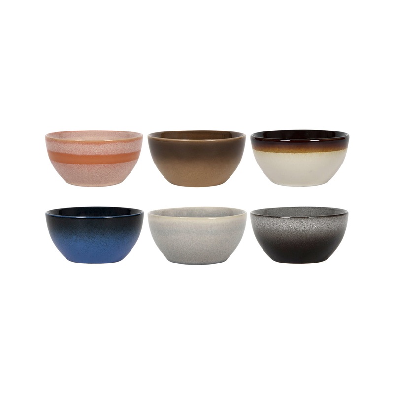 Tavola Kchenbedarf Schssel 12cm Earth 6 Stck assortiert