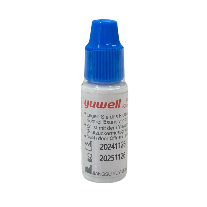 Yuwell Blutzuckermessgert Kontrolllsung, 4ml, Level 2
