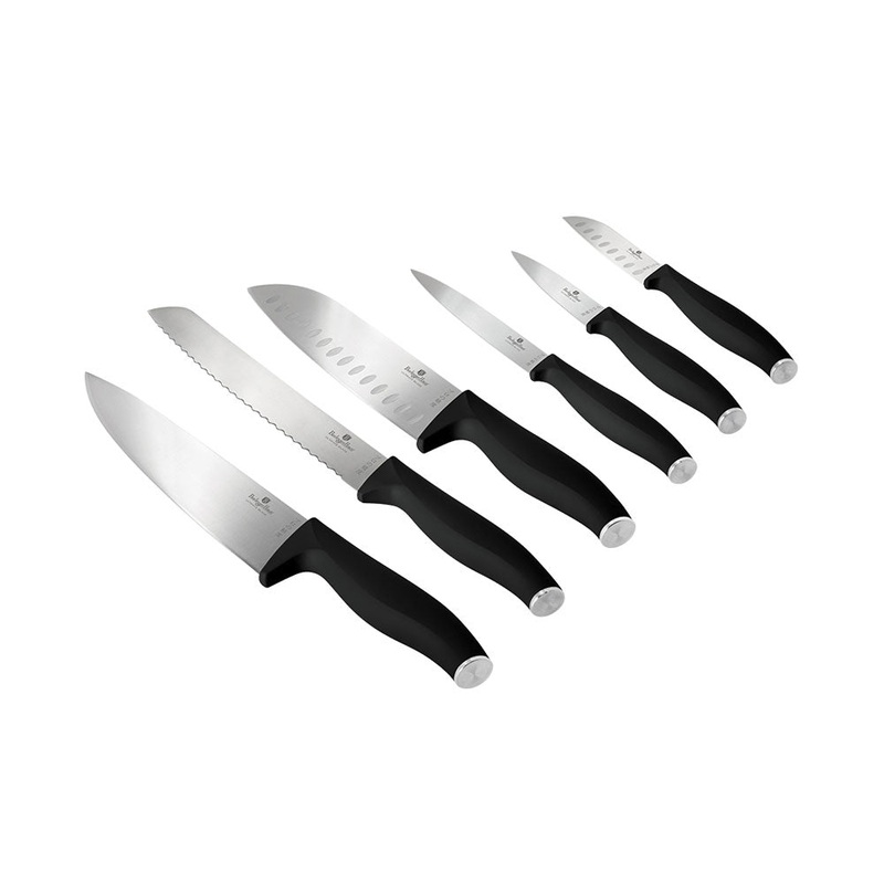 Berlinger Haus Kchenbedarf Haus 6-teiliges Messerset Matte Black Collection