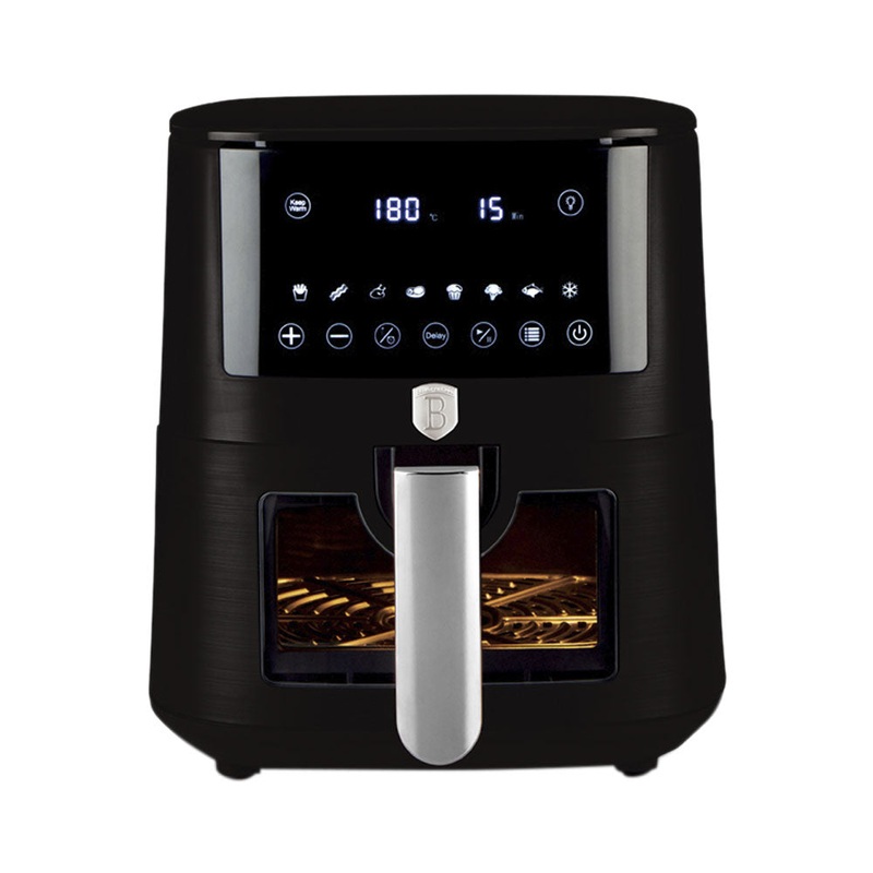 Berlinger Haus Kchenmaschine Haus Heissluftfritteuse 8L Matte Black Collection