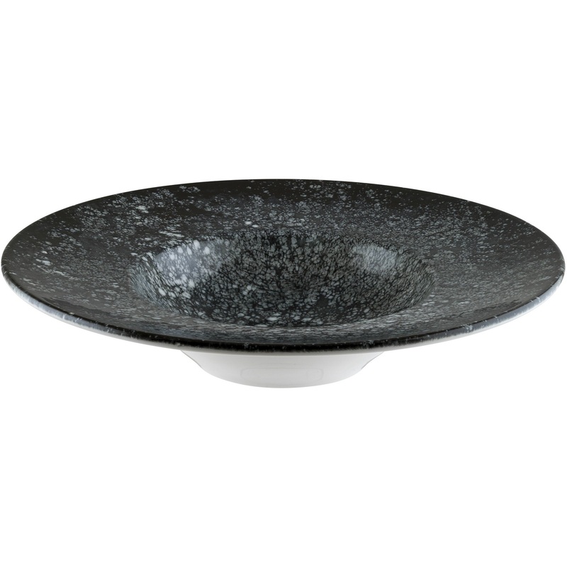 Cosmos Black Banquet Deep Plate 28cm 400ml
