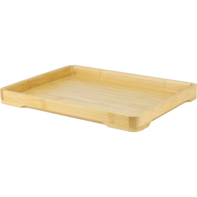 Rectangular bamboo serving board 33cm