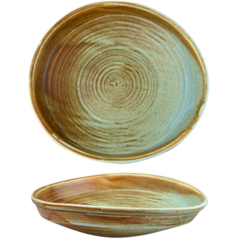 River Asymmetrical Deep plate 26x23cm