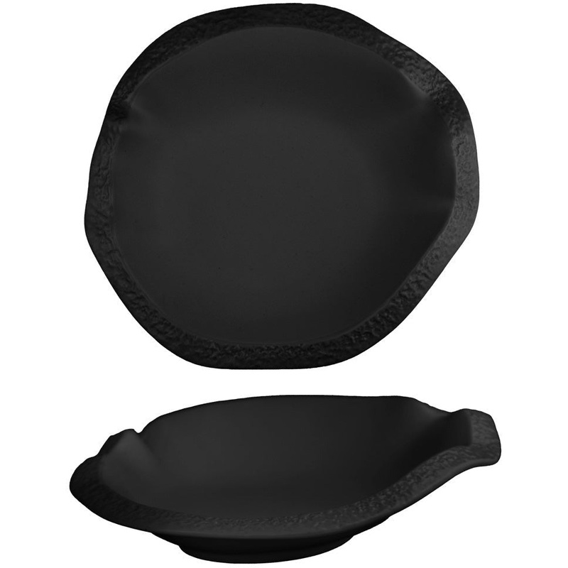 Black nest deep plate 27cm