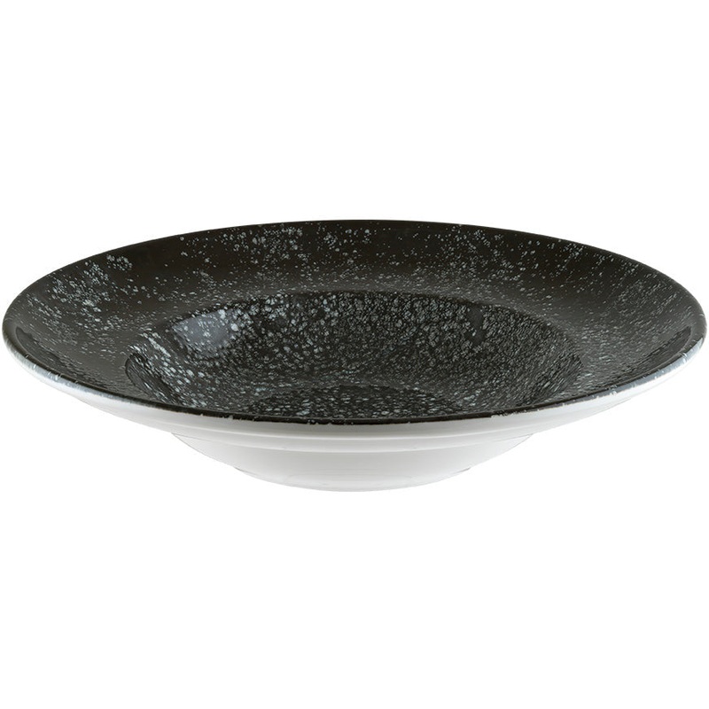 Cosmos Black Gourmet Deep Plate 27cm 400ml