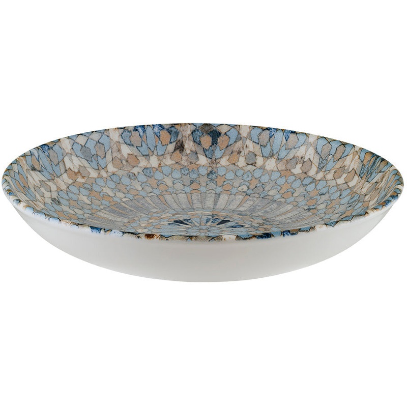 Luca Mosaic Bloom Deep Plate 23cm 1000ml
