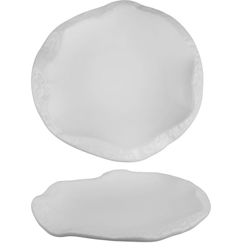 White nest flat plate 17cm