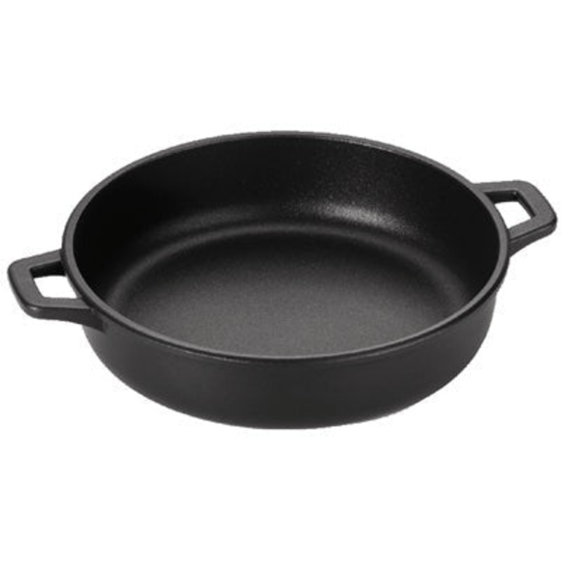 Deep frying pan with 2 handles 32x8cm