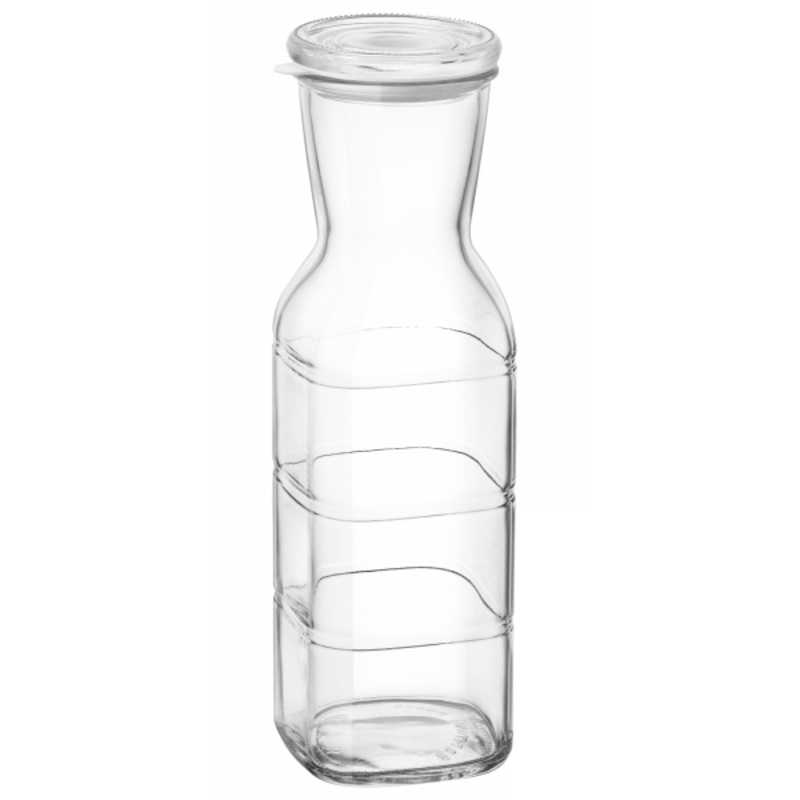 Glass Carafe with lid 1 litre