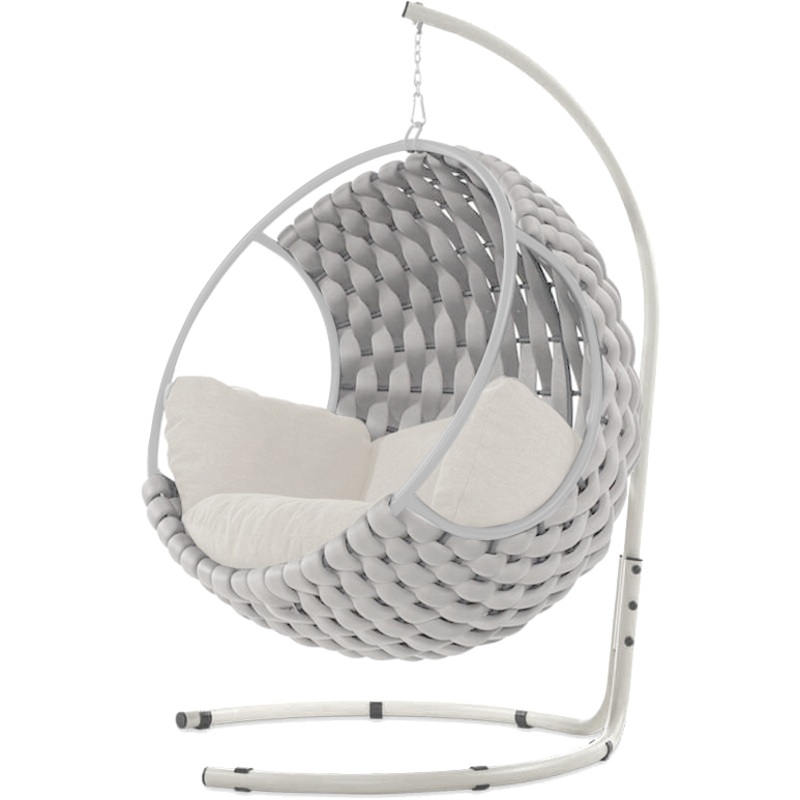 Outdoor "HAVANA" swing chair Cream