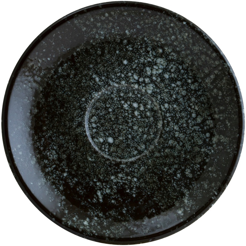 Cosmos Black Gourmet Saucer 12cm