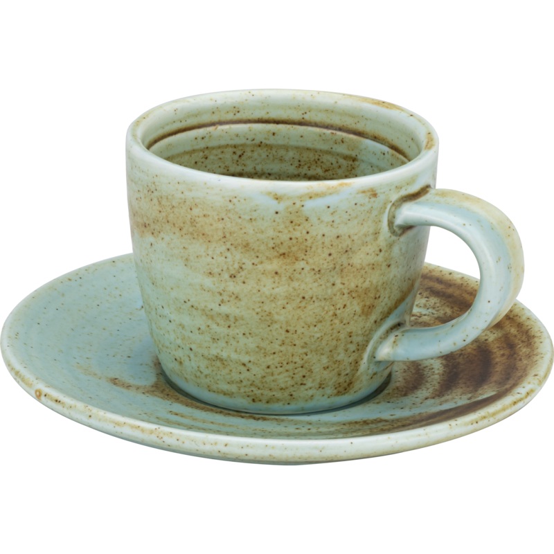 River espresso cup 90ml with saucer 12cm