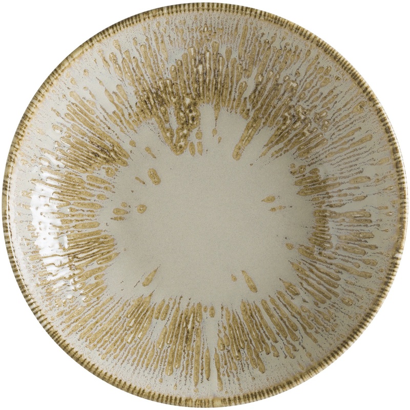 Sand Snell Bloom Deep Plate 23cm 1000ml