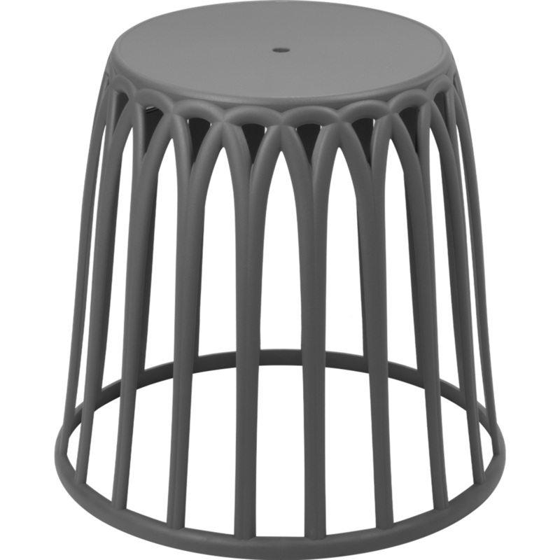Side table "Cabo" grey 45x44cm