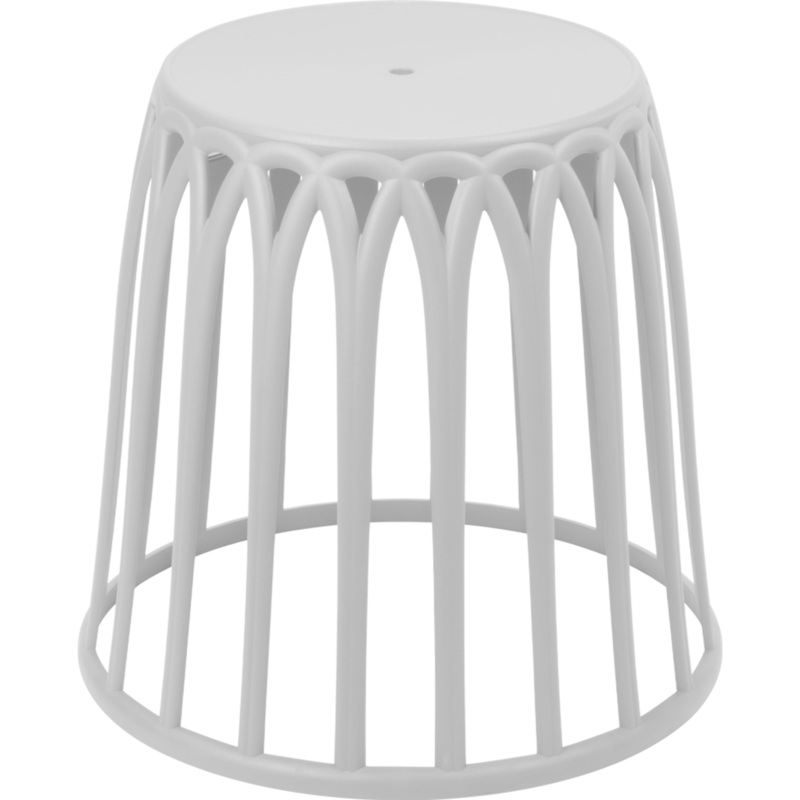 Side table "Cabo" white 45x44cm