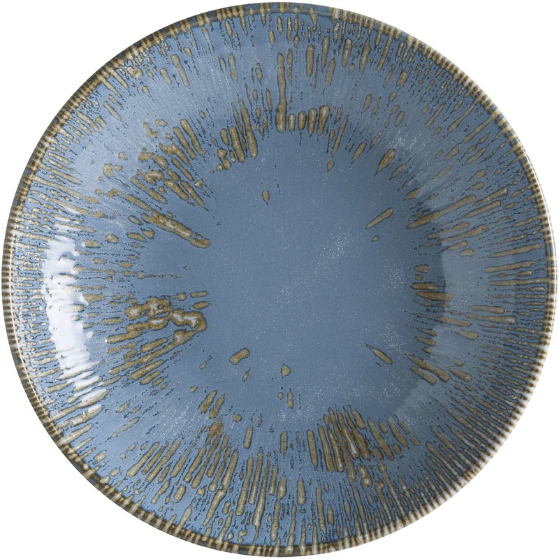 Sky Snell Bloom Deep Plate 23cm 1000ml