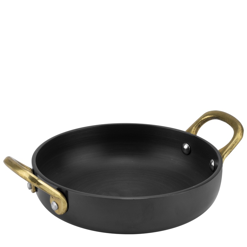 Old School Round Mini Serving Pan "Black" 15cm