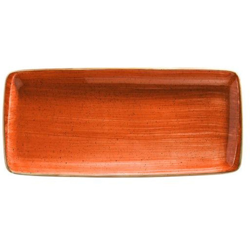 Terracotta Moove Rectangular Plate 34x16cm