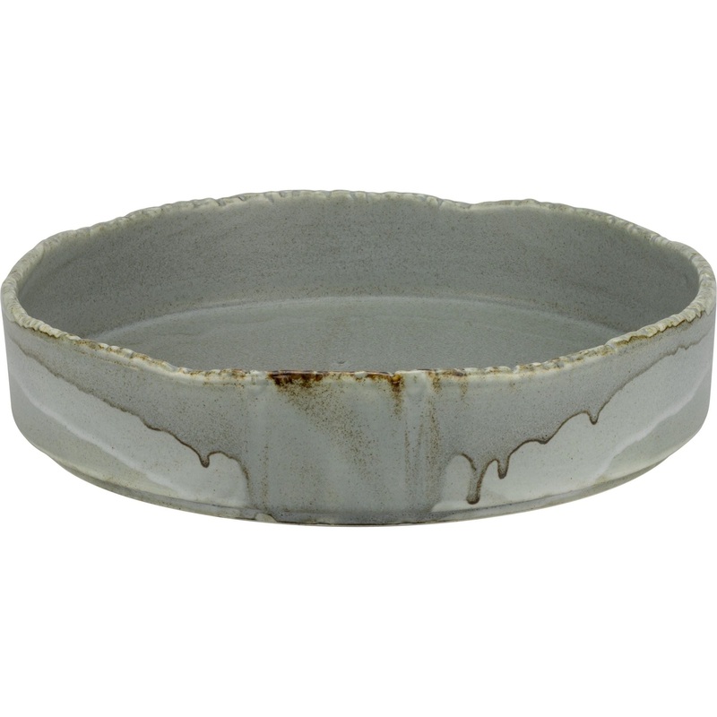 Fuji Ash deep plate 21cm
