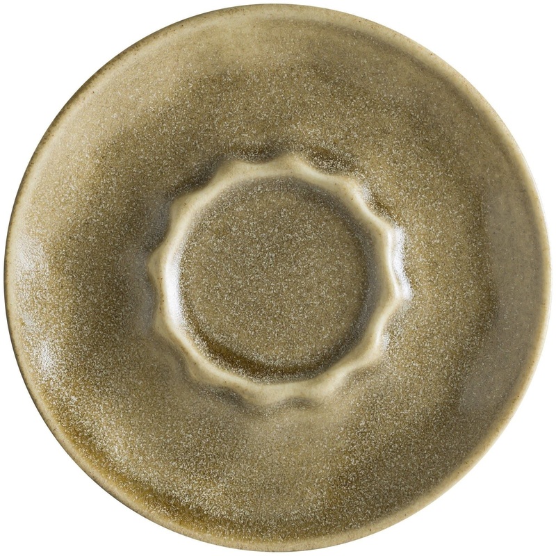 Terra Raw espresso cup saucer 12cm