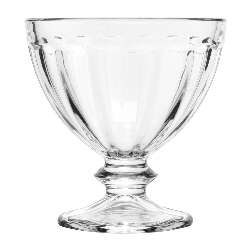 Tropical glass ice cream cup 300ml