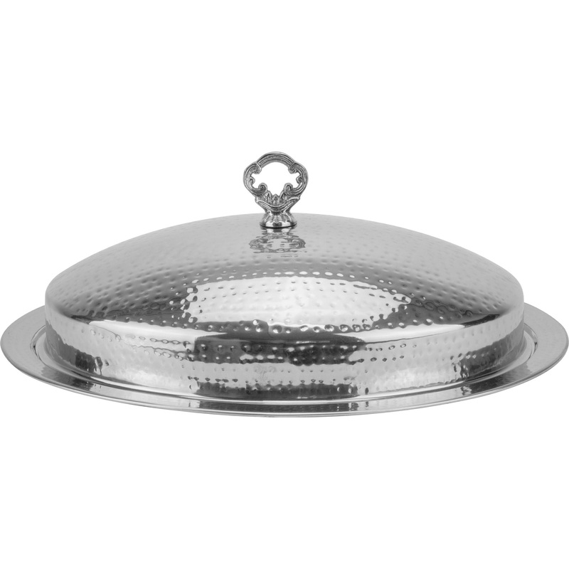 Wicked Oval Serving Dish "Tajin" with brass handle 45x35cm