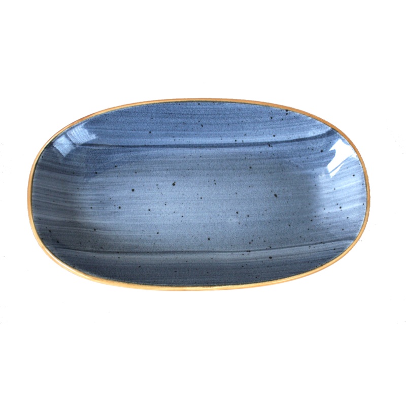 Dusk Gourmet Oval Plate 19x11cm