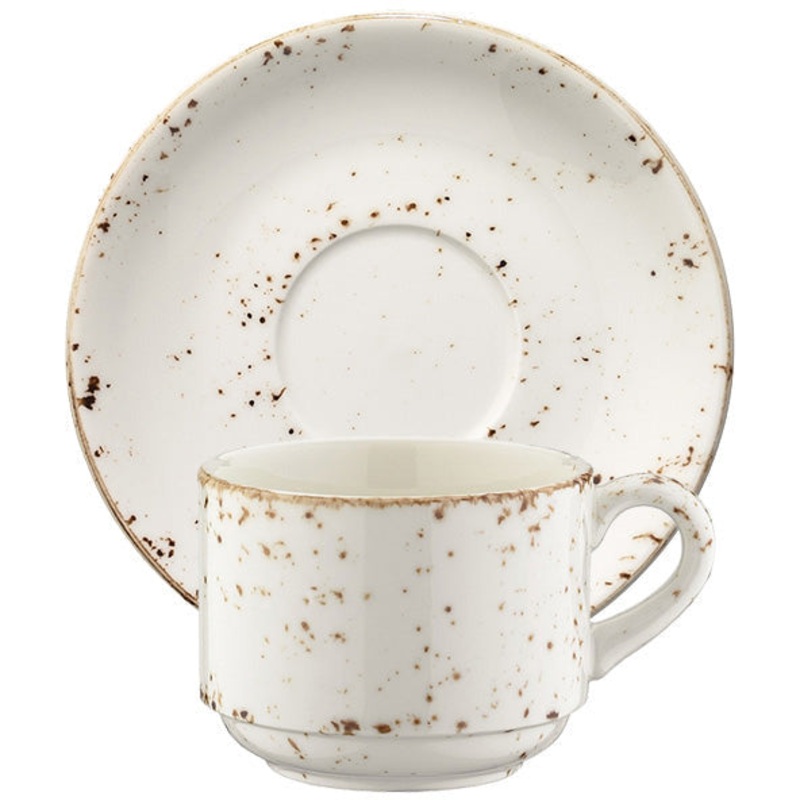 Grain cup with saucer210ml