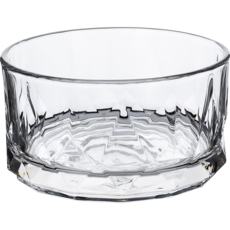 Round glass bowl 10x5.5cm