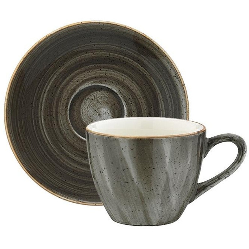 Space cup with saucer  80ml .