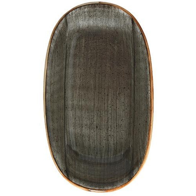 Space Gourmet Oval Plate 19x11cm